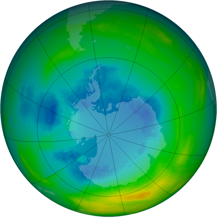 Ozone Map 1983-09-03